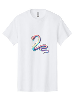Snake-3 Mens Graphic Tee, 100% Cotton, Casual Summer Wear