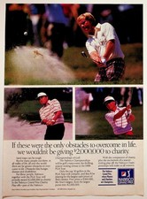 Nabisco Vintage 1988 PGA Tour Golf Magazine Ad Jack Nicklaus Ray Floyd Crenshaw