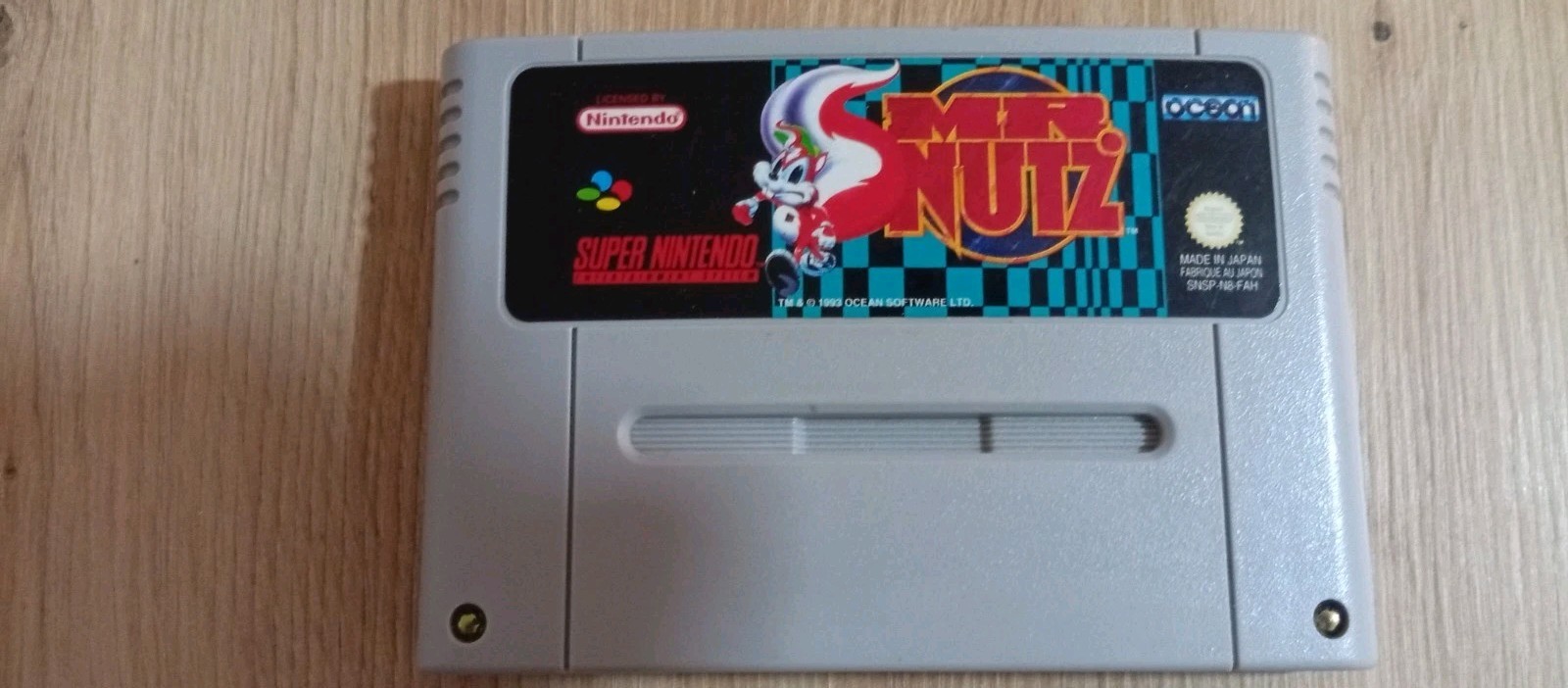 MR.NUTZ SNES Super Nintendo EUR Pal Fr
