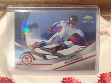 2026 Topps Chrome Winter Olympics #72 Ava Sunshine Blue Refractor /150