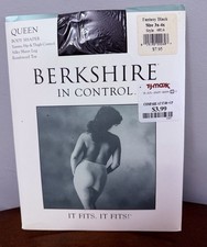 Berkshire Queen in Control Body Shaper Fantasy Black Pantyhose Size 3x-4x