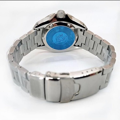 Seiko Prospex SBDY131 Date St. Acier Blk SLV Plongeurs 200M Automatique Montre - Photo 5 sur 7