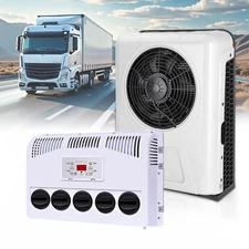 12V Split Mini RV Caravan Vans A/C 11000BTU Air Conditioner for Semi Trucks Bus