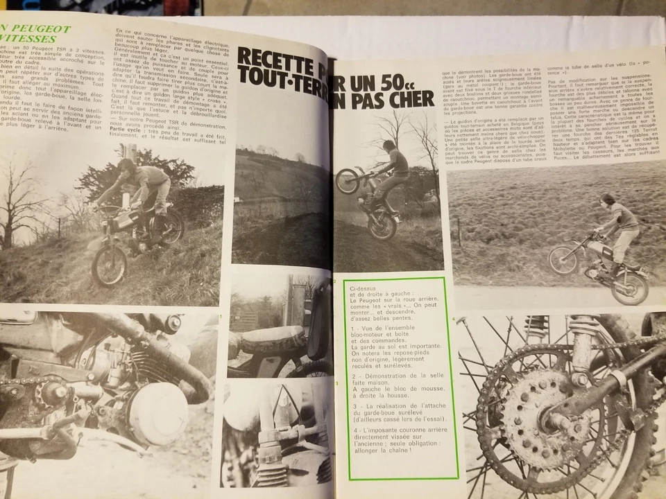 MOTO VERTE n°10 - 1975 - MOTOBECANE D 52 TT - 125 et 175 BPS SIX JOURS - Photo 4/4