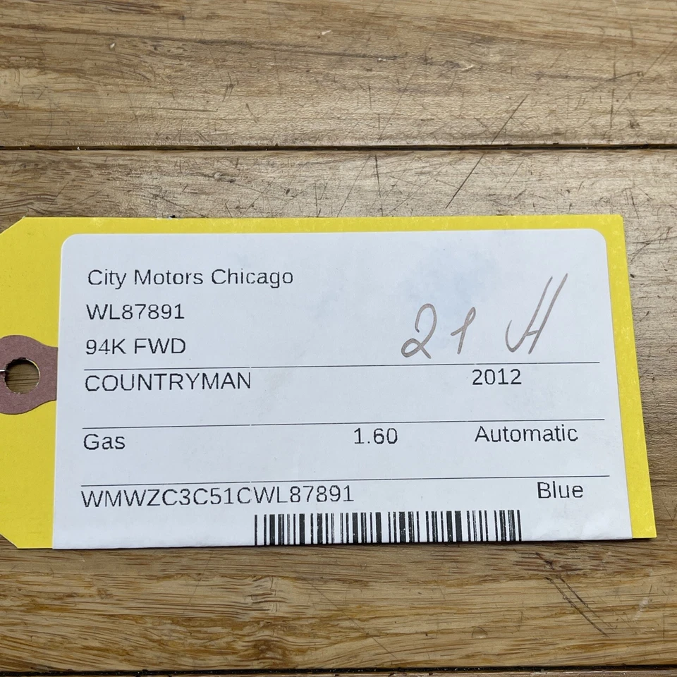 Mini Cooper Countryman 2005-2016 tanque de llenado de combustible cubierta de olla de bolsillo OEM Foto 2 de 4