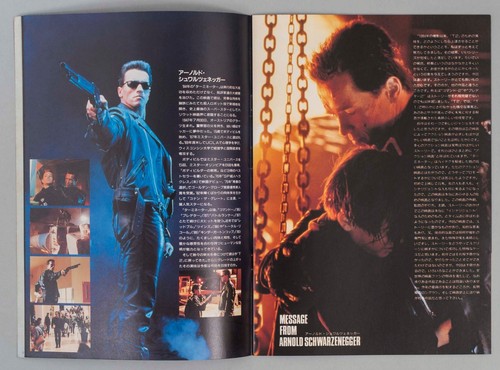 TERMINATOR 2 Japanese Movie Program Arnold Schwarzenegger James Cameron - Picture 4 of 12