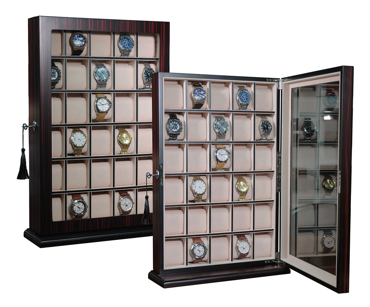 Wall mount watch case hot sale