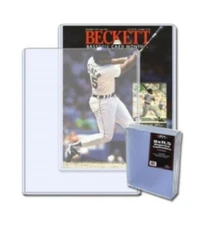 20 BCW 9x11.5x5mm Thin Magazine Hard Plastic Topload Holders protectors covers