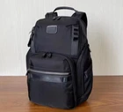 TUMI ALPHA BRAVO SEARCH 232789D Black Backpack Nylon Leather High Function NEW