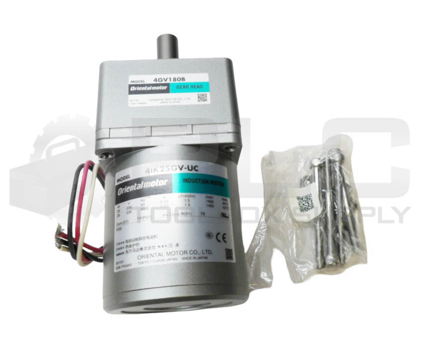 NEW ORIENTAL MOTOR 4IK25UC-180 INDUCTION MOTOR 4IK25GV-UC W