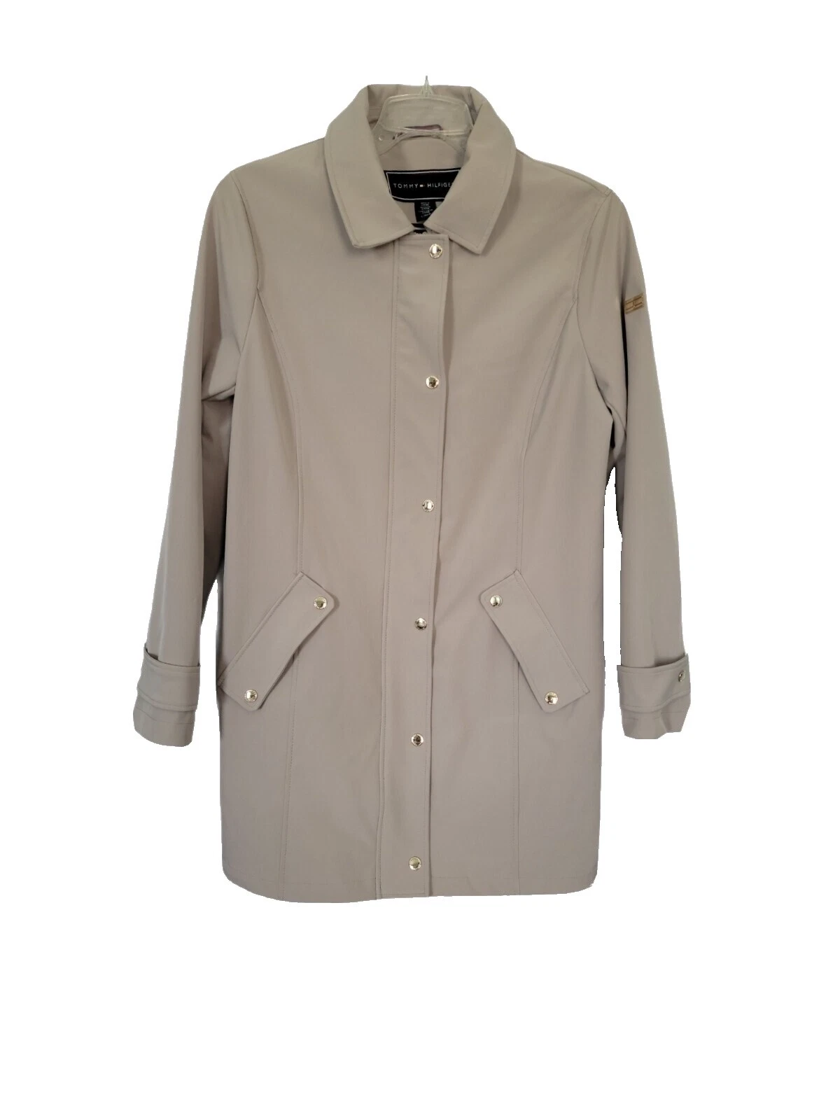 Tommy Hilfiger 纯色风衣外套、夹克、背心女