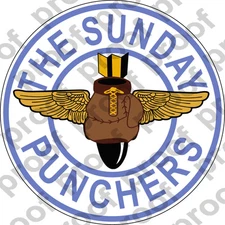 STICKER USN VA  75 SUNDAY PUNCHERS
