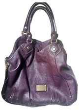 Marc by Marc Jacobs Classic Q Baby Burgundy Italian Leather Tote/Shoulder Bag