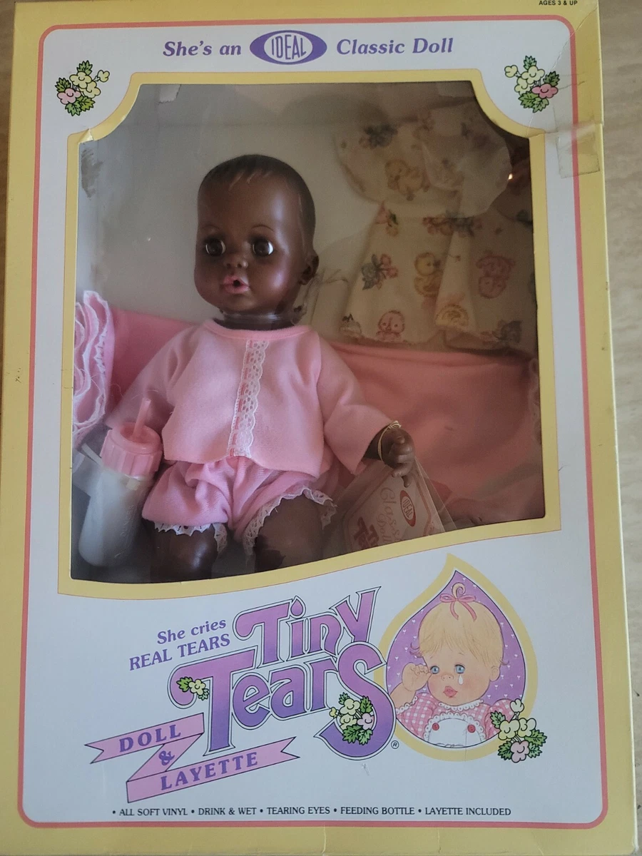 Vintage 1982 Ideal Classic Tiny Tears AA Doll In Original Box eBay