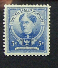 US 5¢ stamp SC #872, Frances E. Willard MNH 1940