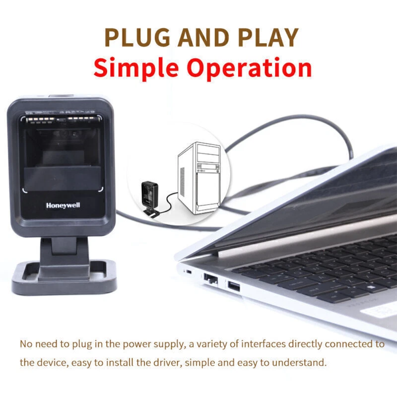 Honeywell 7680GSR-2USB-1-C Genesis XP 7680G Hands-Free 1D/2D USB Barcode Scanner - Image 4 of 4