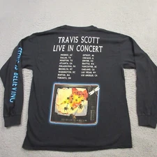 Travis Scott Seeing Is Believing T-Shirt size L 2017 USA Tour Cactus Jack