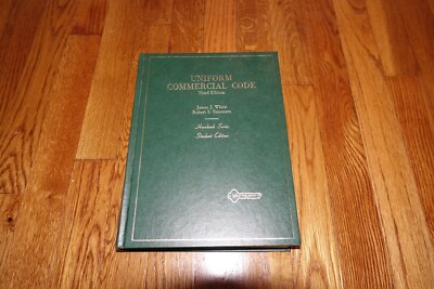 UNIFORM COMMERCIAL CODE THIRD STUDENT EDITION HORNBOOK James White & SUmmers VG