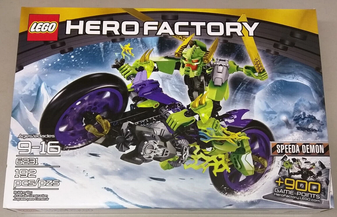 LEGO Hero Factory 6231 Speeda Demon NEW Rocket Motorbike Bionicle