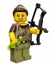 NEW 71007 LEGO Series 12 Dino Tracker with Compound Bow and Tranquilizer Syringe