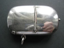 Birmingham 1890 silver combination Sovereign holder