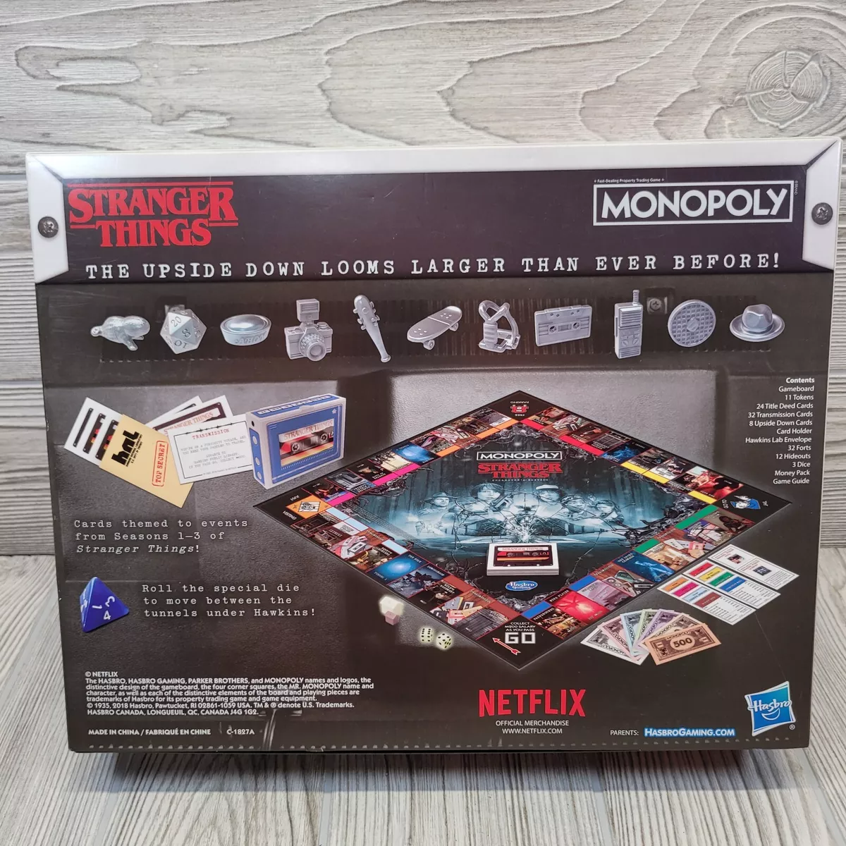 Monopoly: Netflix Stranger Things Edition Board Game for Adults and Teens  Ages 14+, Game for 2-6 Players - Monopoly