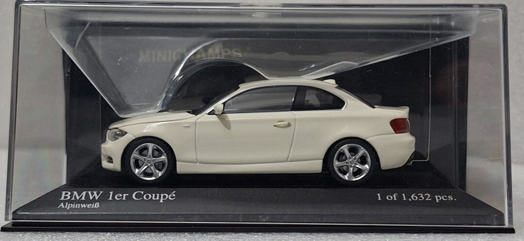 BMW 1-Series Coupe E82 2007 Alpine White 1:43 Minichamps BMW 1-Series Coupe E82 2007 Alpine White 1:43 Minichamps