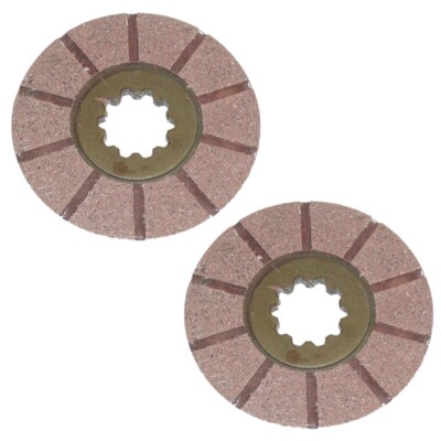 (2) 6'' Bonded Brake Discs 1975462C3 Fits Case IH/Fits International 544 2544