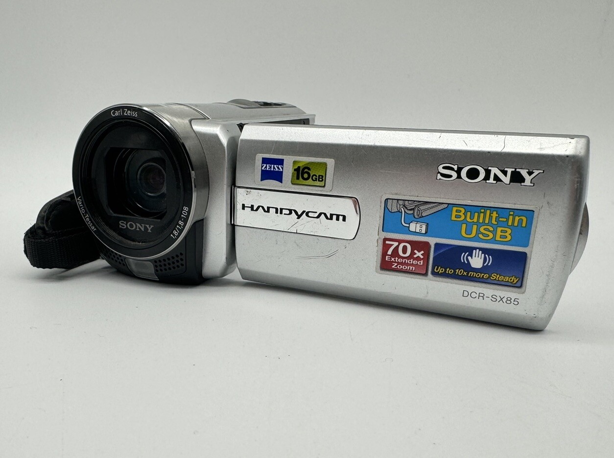 Sony DCRSX85 Handycam 16GB Camcorder W/ Battery Tested And Working No