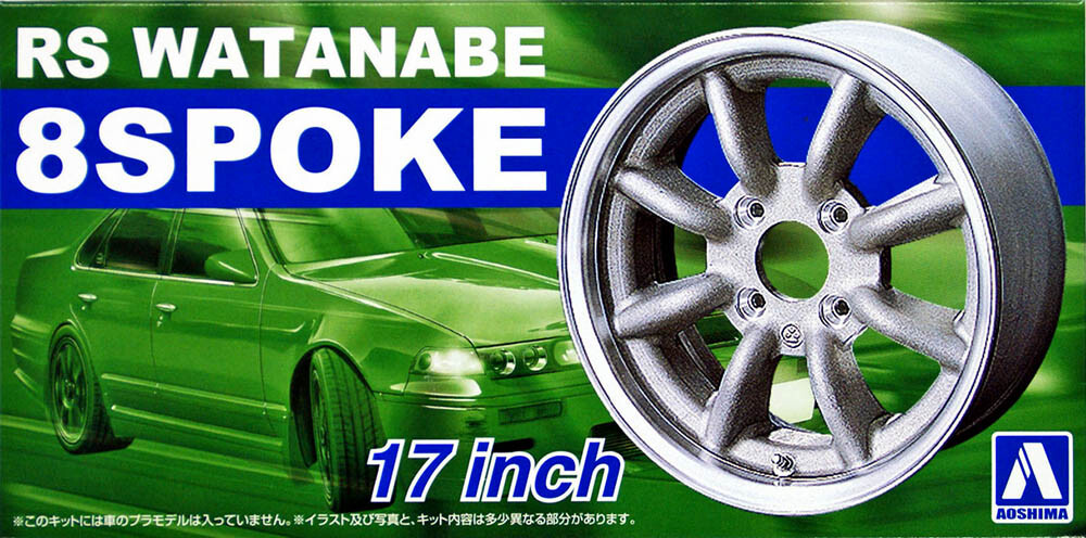 Aoshima maquette voiture 53256 Jantes Formula Mesh (4h) 14 et pneus 1