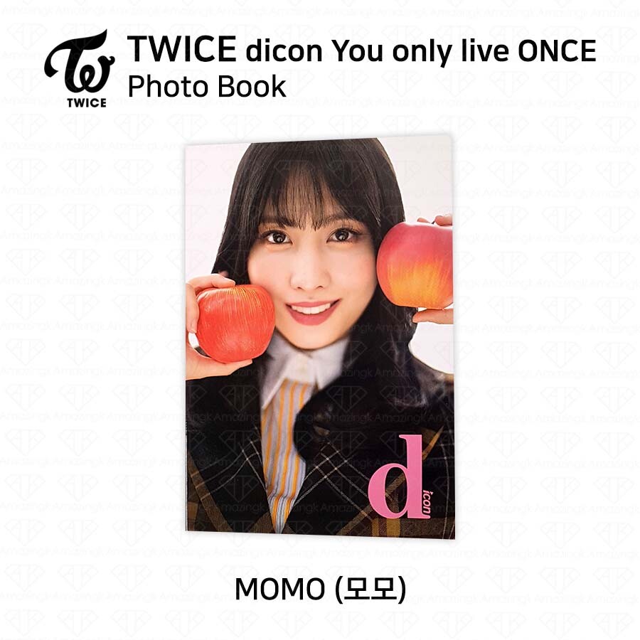 TWICE x dicon You Only Live ONCE Card Photo Book Postcard Momo