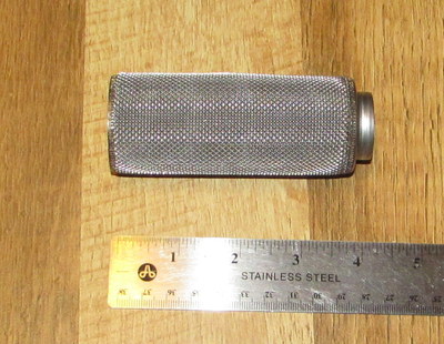 Stainless Steel line Strainer Replacement Cartridge 4'' X 40mm OD(Dairy?)