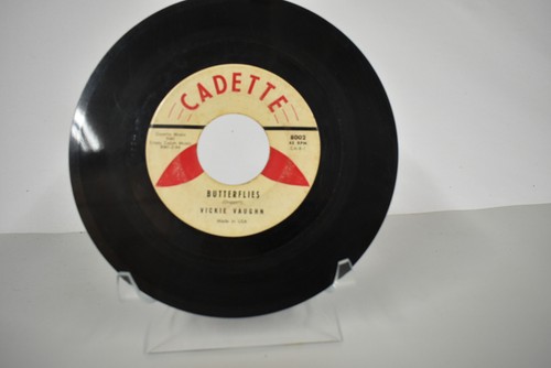 VICKIE VAUGHN Butterflies/Love Fever Cadette 8002 TEEN 1962 HEAR IT - Foto 2 di 2