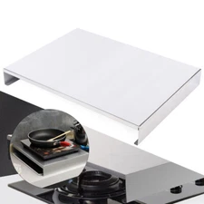 Stove Top Cover Stainless Steel Gas Stove Top Burner Protective Cover Bracket