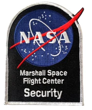 NASA MARSHALL SPACE FLIGHT CENTER ALABAMA SECURITY PATCH 3 3/4"x 5" (AFK)