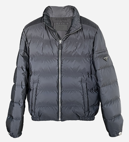 Prada Black Down Puffer Jacket 48 / 38 