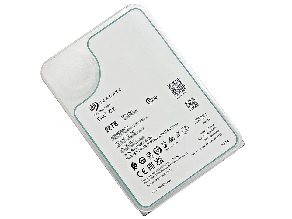 Enterprise Hard Drive Seagate Exos X22 22TB Enterprise HDD