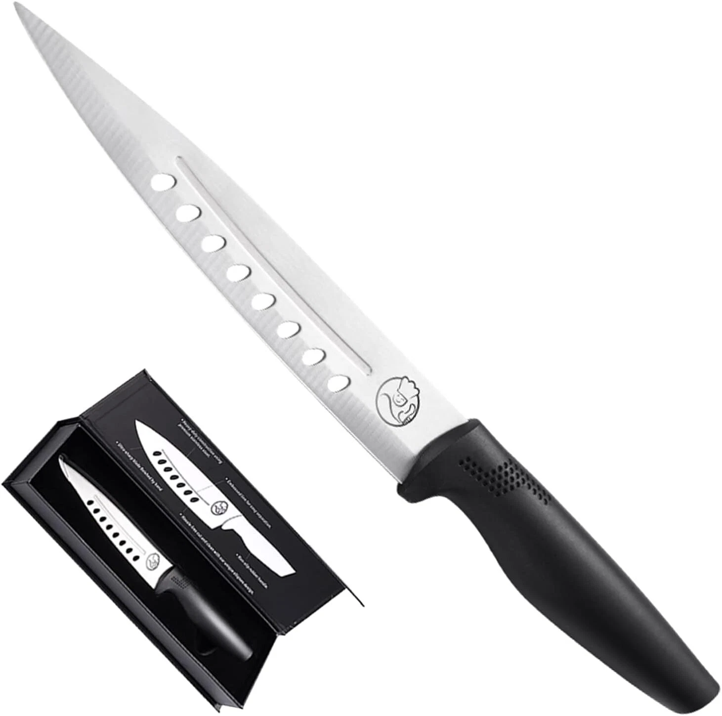 GOURMET EASY Professional Chef's Cooking Knife Stainless Steel Non Stick 5.9"