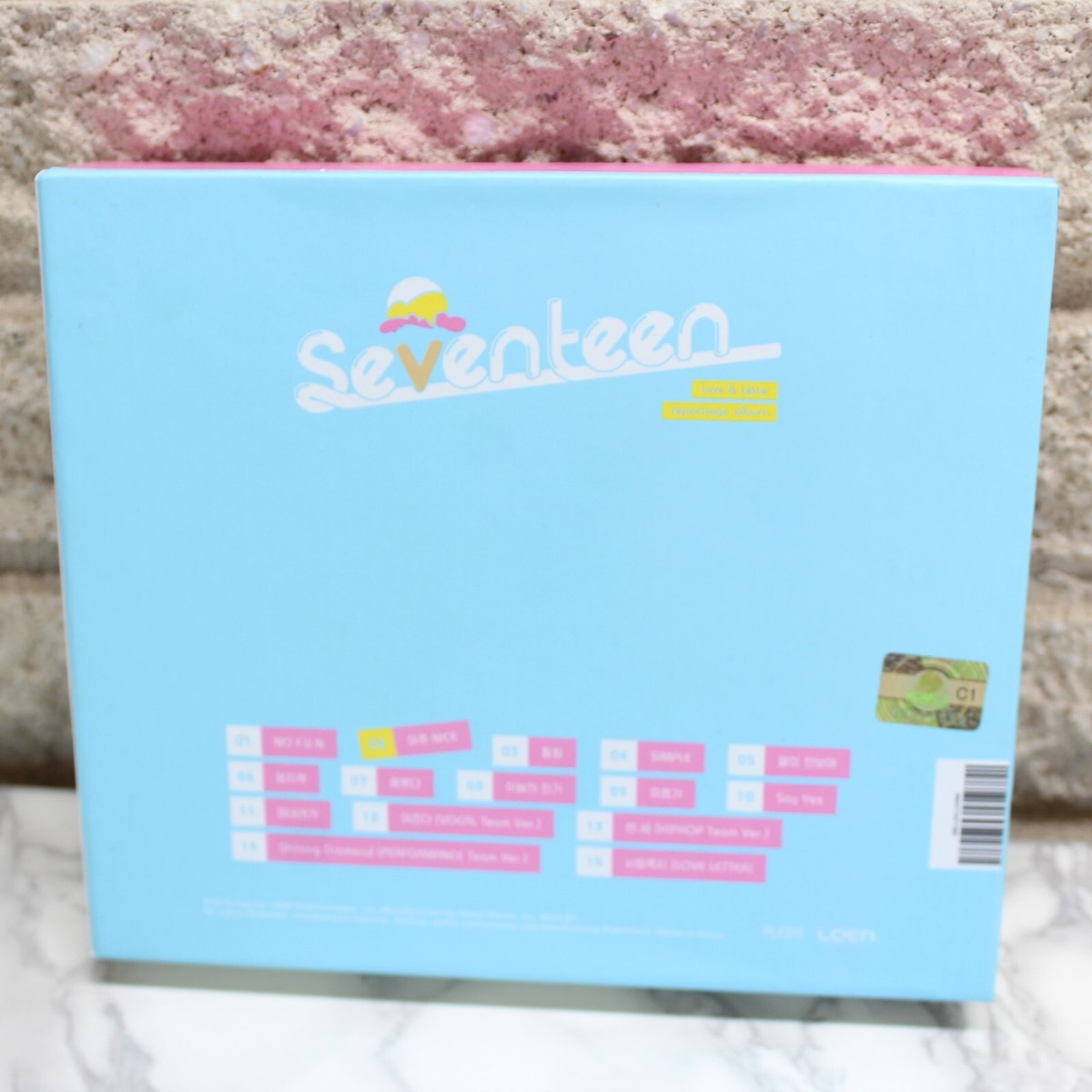 Seventeen Love & Letter Repackage Album CD With 3 Photocards and
