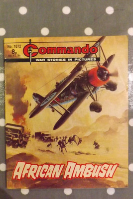 COMMANDO COMIC KRIEGSGESCHICHTEN IN BILDERN Nr. 1072 AFRIKANISCHER HINTERHALT GN2125