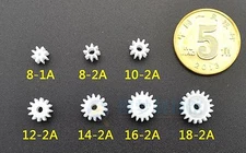 New 50pcs  Spindle gear  Toy small motor plastic nylon gear