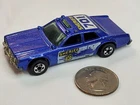 Vintage 1977 Hot Wheels Sheriff 701 Blue Police DieCast Patrol Cop Car 1:64