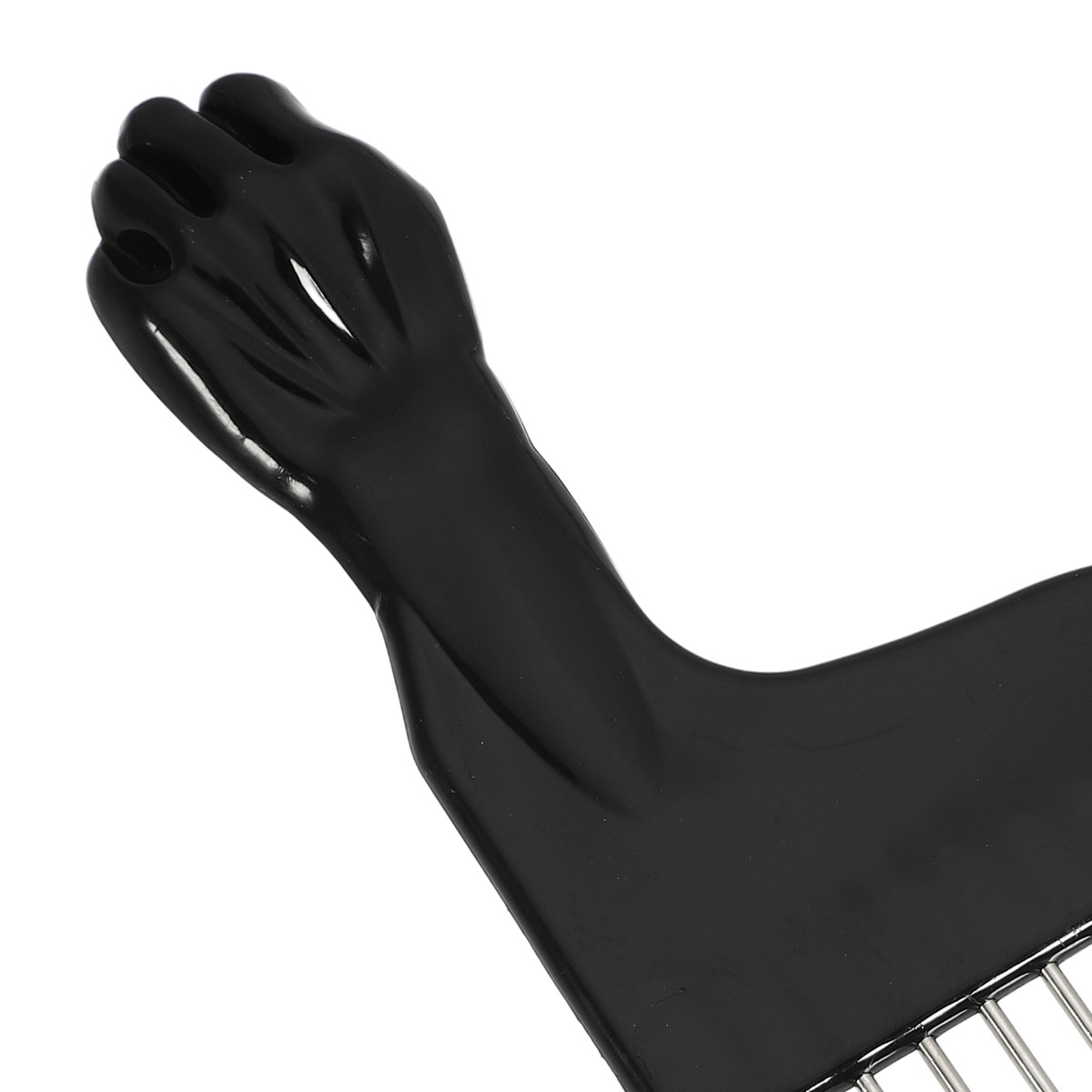 2 Metall Afro Haar-Picks – 22,1 Cm, Für Lockiges & Dickes Haar, Mit Rutschfestem Griff