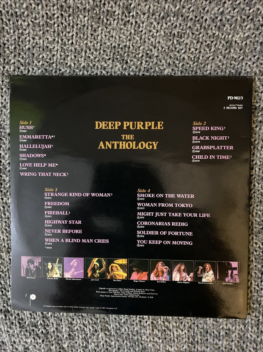 【希少】PURPLE ANTHOLOGY Deep Purple – Anthology – 3 x Vinyl (LP, Compilation + 2