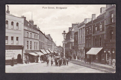 Somerset Bridgewater Fore Street Home & Colonial Store um 1900/10er Jahre? postkarte PPC