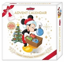 Disney Mickey & Friends Advent Calendar Box Set - with Storybook, Daily Family