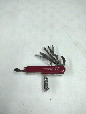 Vintage Modern Woodman Of America MWA Multi Tool Pocket Knife