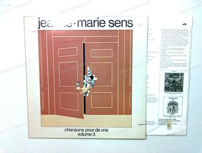 Jeanne-Marie Sens - Chansons Pour De Vrai Volume 3 FRA LP 1978 + Innerbag .