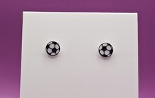 Soccer Stud Earrings - 3D Printed Earrings 