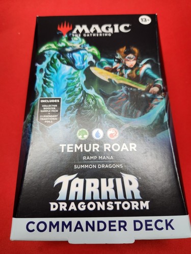 Temur Roar MTG Tarkir Dragonstorm Commander Deck Sealed In Hand